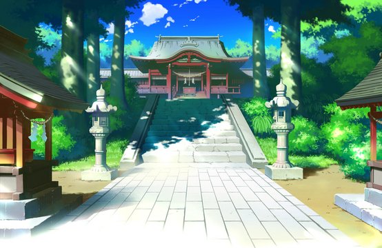 星空のメモリア -Wish upon a shooting star- 神社シーン